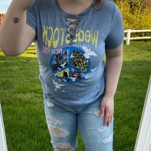 ❌SOLD❌ Women’s Vintage Concert Tee: Woodstock